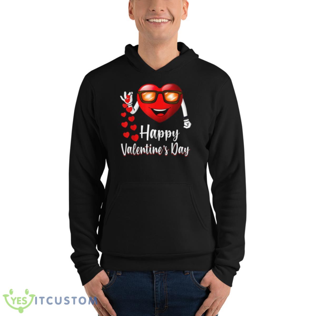 Happy Valentines Day Cute Heart Bae Funny Salting Hearts Shirt 4 Happy Valentines Day Cute Heart Bae Funny Salting Hearts Shirt - Unisex Fleece Pullover Hoodie