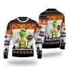 Harley-Davidson Grinch Santa Ugly Christmas Sweater Product Photo 1