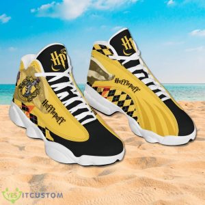 Harry Potter Hufflepuff Yellow Air Jordan 13 Sneakers 5 Harry Potter Hufflepuff Yellow Air Jordan 13 Sneakers Product Photo 2