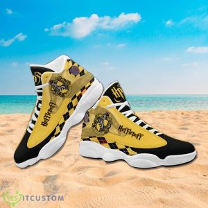 Harry Potter Hufflepuff Yellow Air Jordan 13 Sneakers 7 Harry Potter Hufflepuff Yellow Air Jordan 13 Sneakers Product Photo 4