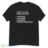 How to get through life gaslight gatekeep girlboss phoebe bridgers shirt - G500 Men’s Classic T-Shirt