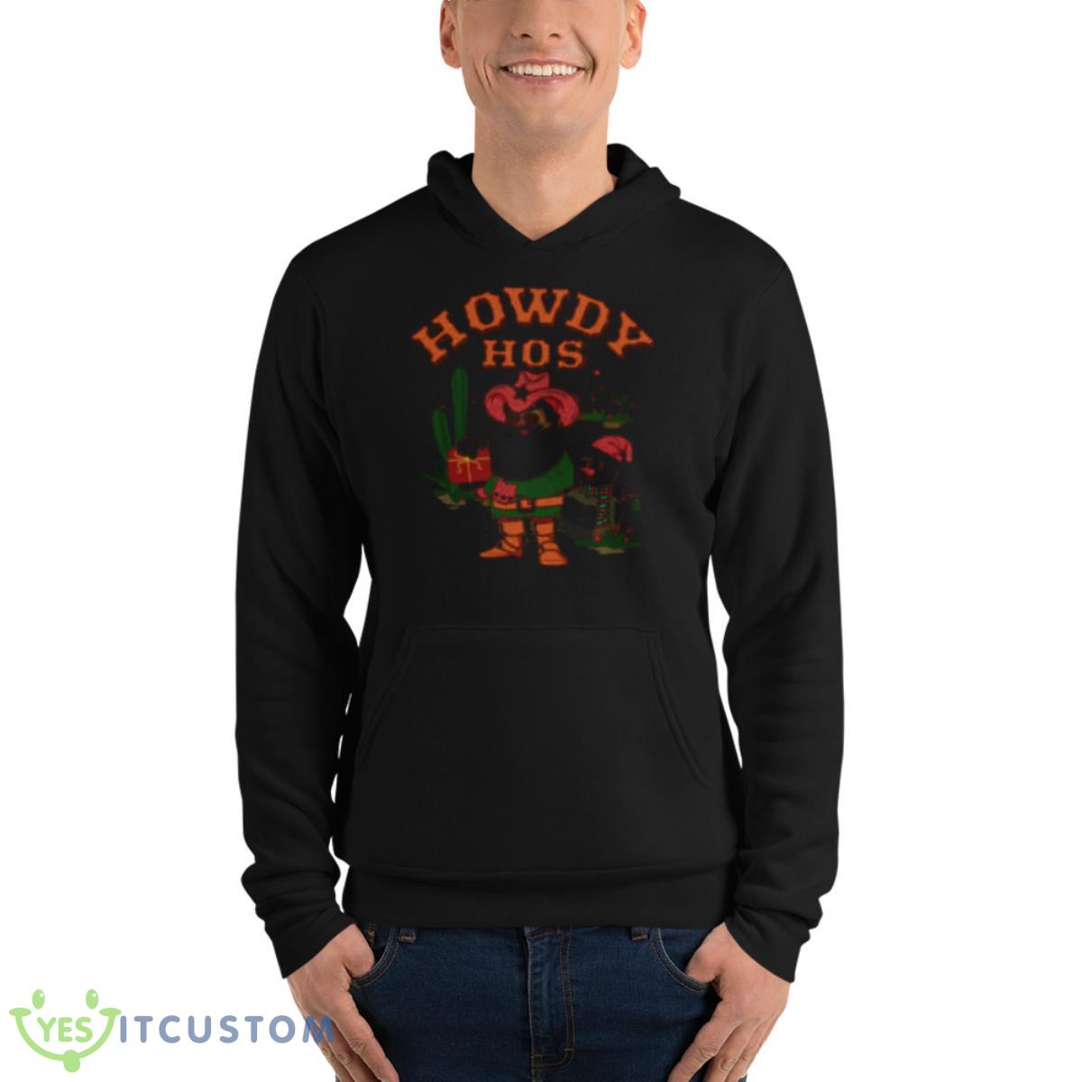 Howdy Hos Christmas Shirt 13 Howdy Hos Christmas Shirt - Unisex Fleece Pullover Hoodie
