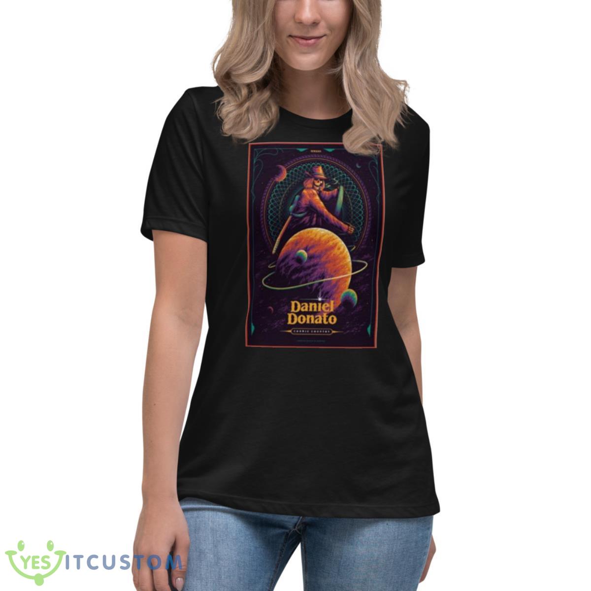 Hzrd x daniel donato 2022 the cosmic country tour shirt 6 Hzrd x daniel donato 2022 the cosmic country tour shirt - Women's Relaxed Short Sleeve Jersey Tee