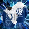 Indianapolis Colts White Seal Motifs Hoodies Full Over Print Product Photo 1