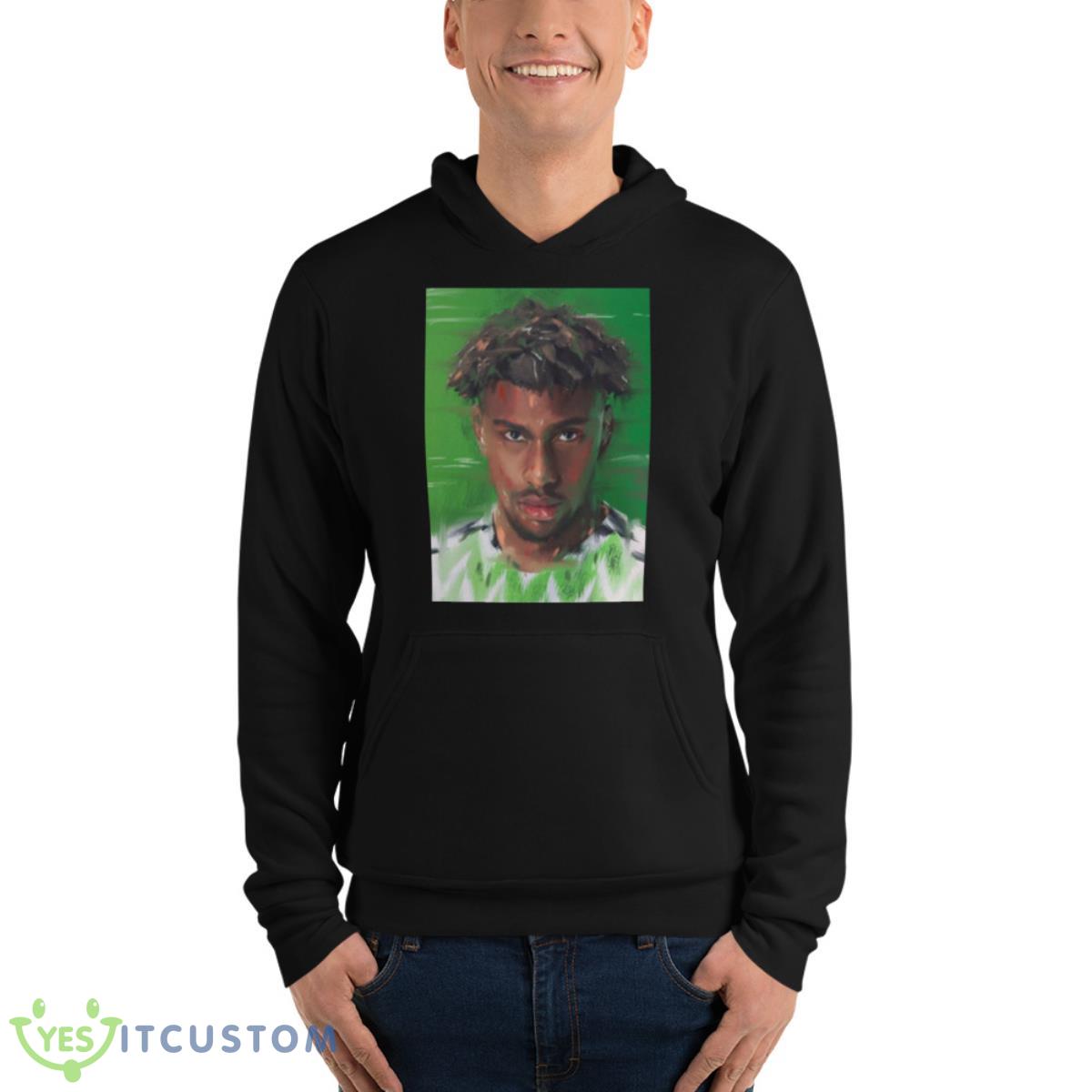Iwobi Arsenal Nigeria shirt 7 Iwobi Arsenal Nigeria shirt - Unisex Fleece Pullover Hoodie