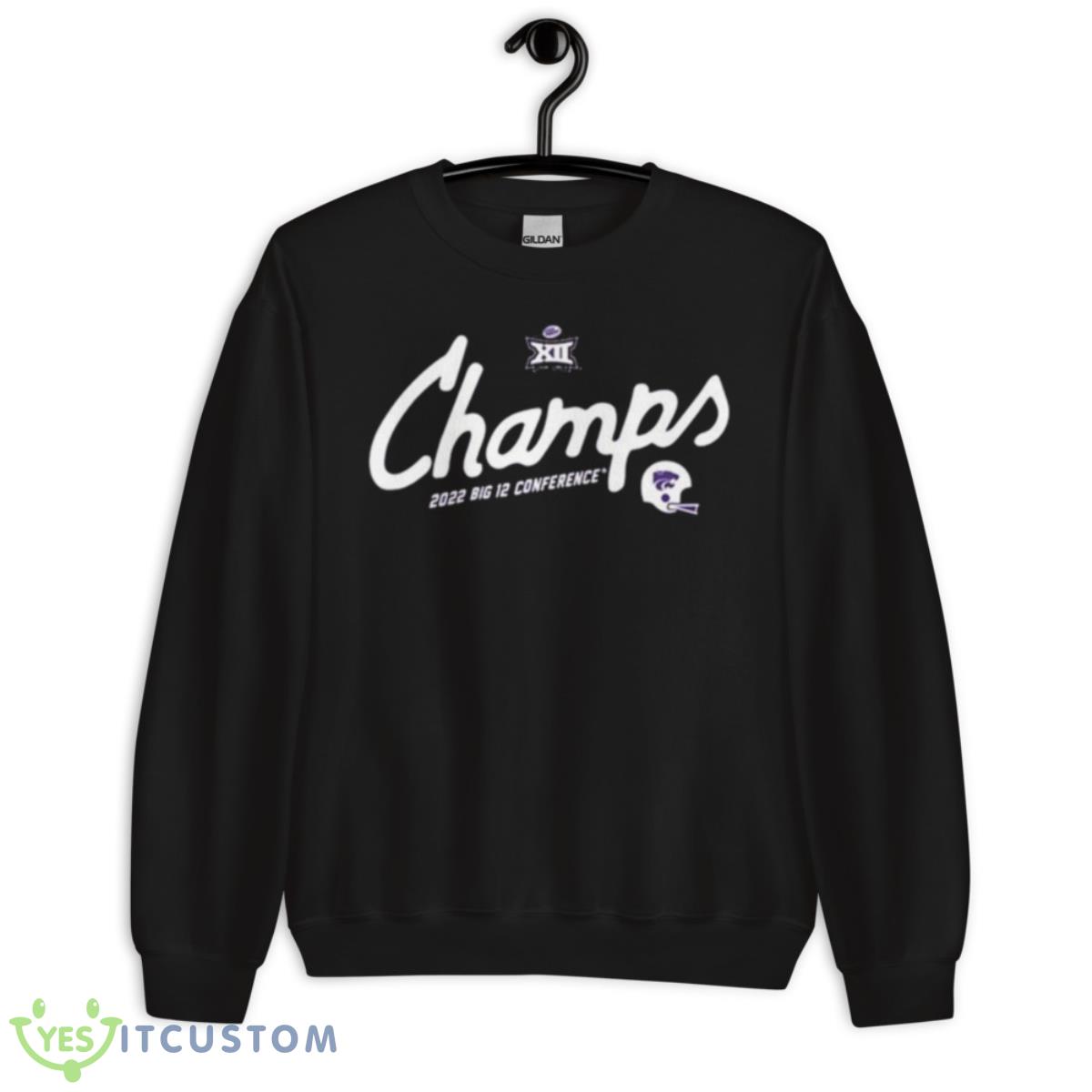 K State Wildcats 2022 Big 12 Conference Football Champions T Shirt 3 K State Wildcats 2022 Big 12 Conference Football Champions T Shirt - Unisex Crewneck Sweatshirt