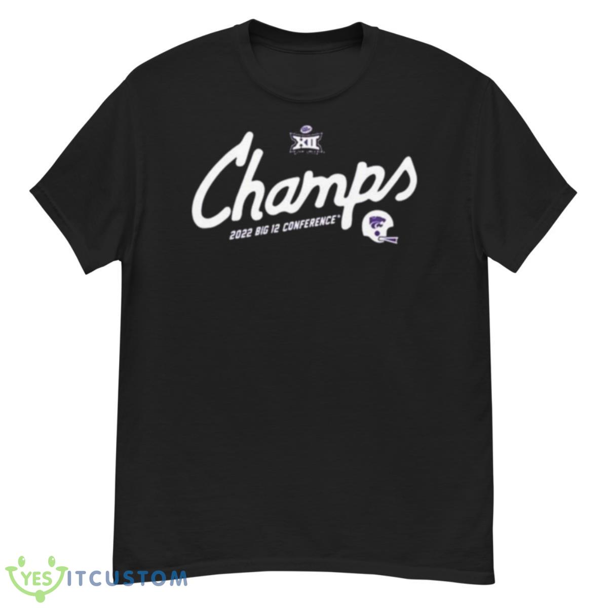 K State Wildcats 2022 Big 12 Conference Football Champions T Shirt 12 K State Wildcats 2022 Big 12 Conference Football Champions T Shirt - G500 Men’s Classic T-Shirt