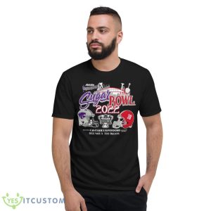 K state Wildcats Black 2022 Sugar Bowl Bound shirt - Short Sleeve T-Shirt