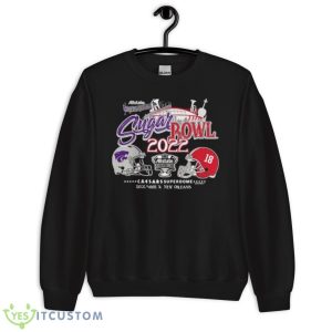 K state Wildcats Black 2022 Sugar Bowl Bound shirt - Unisex Crewneck Sweatshirt