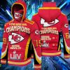 Kansas City Chiefs Times Super Bowl Champions Hoodies Full Over Print Product Photo 1