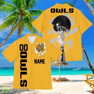Kennesaw State Owls Sports American Football Hawaiian Shirt Custom Name & Number Product Photo 1