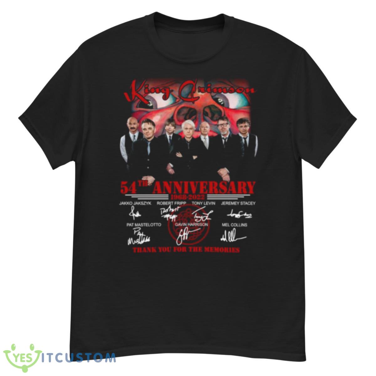 King Crimson 54th anniversary 1968 2022 thank you for the memories signatures shirt 6 King Crimson 54th anniversary 1968 2022 thank you for the memories signatures shirt - G500 Men’s Classic T-Shirt