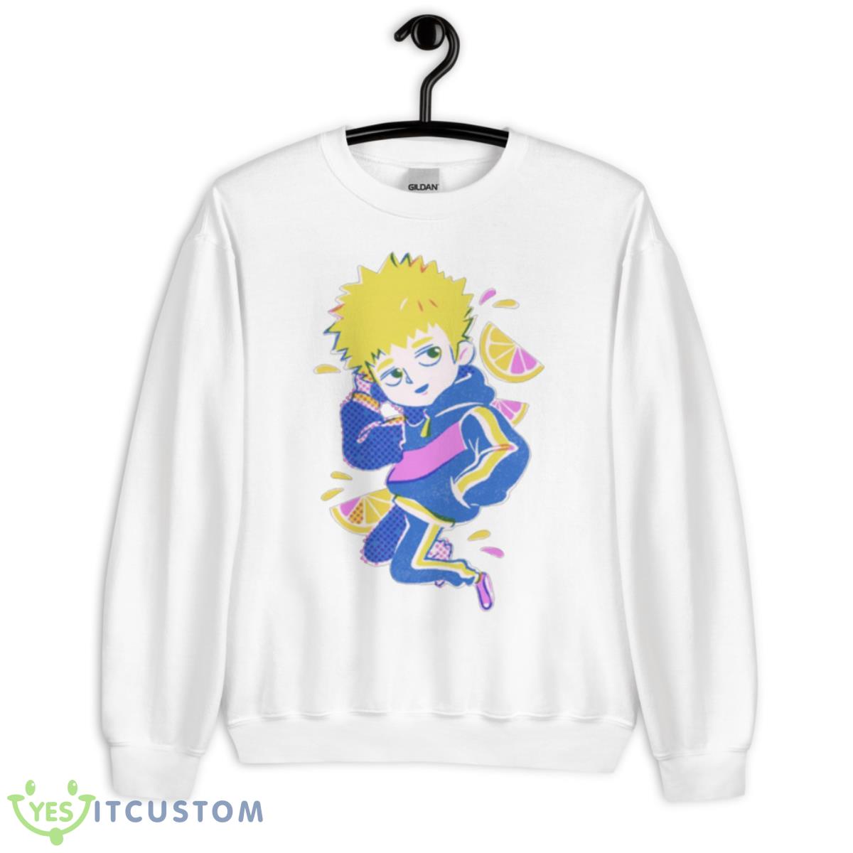 Lemon Boy Mob Psycho 100 Teruki shirt 6 Lemon Boy Mob Psycho 100 Teruki shirt - Unisex Heavy Blend Crewneck Sweatshirt