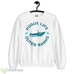 Logo Outer Banks Pogue Life Boat Silhouette shirt - Unisex Heavy Blend Crewneck Sweatshirt
