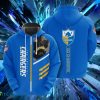 Los Angeles Chargers All Blue Hoodies Full Over Print Product Photo 1