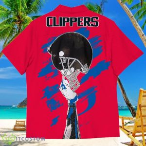 Los Angeles Clippers Sports American Football Hawaiian Shirt Custom Name & Number 5 Los Angeles Clippers Sports American Football Hawaiian Shirt Custom Name & Number Product Photo 3