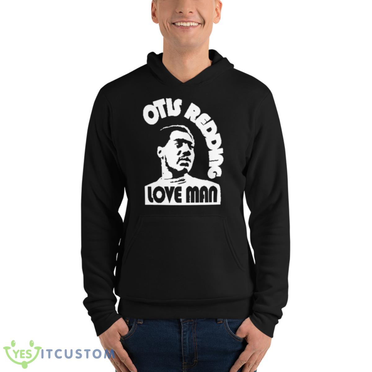 Love Man Black And White shirt 4 Love Man Black And White shirt - Unisex Fleece Pullover Hoodie