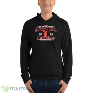 Lowell Red Arrows 2022 MHSAA Team Wrestling Division 2 Champions shirt - Unisex Fleece Pullover Hoodie