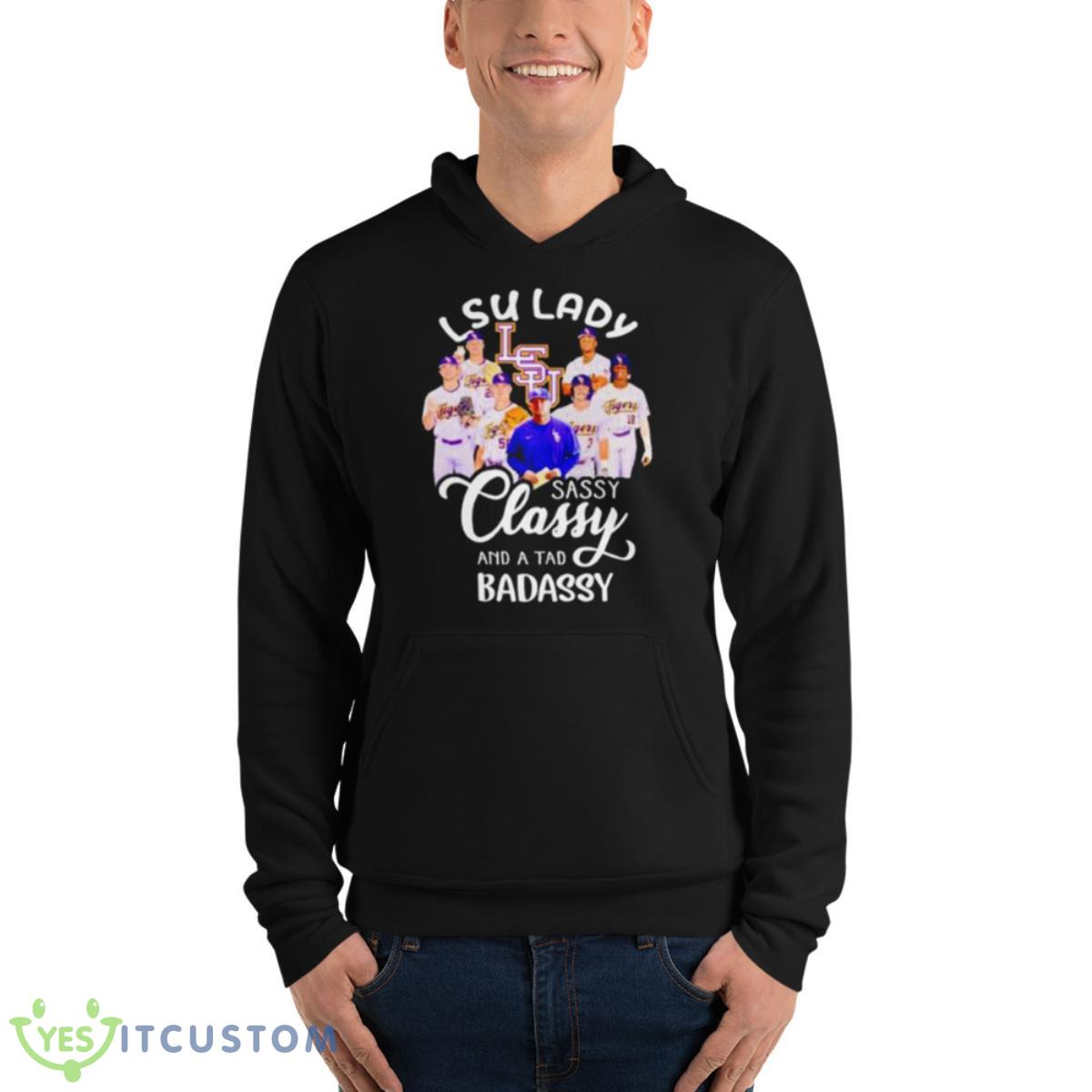 lSU lady sassy classy and a tad badassy coach and players shirt 4 lSU lady sassy classy and a tad badassy coach and players shirt - Unisex Fleece Pullover Hoodie