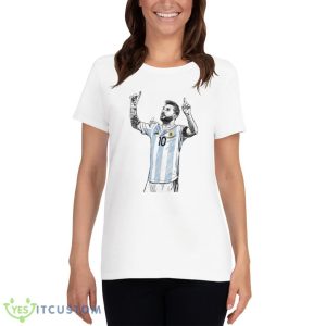 M10 Argentina FC World Cup 2022 White Shirt Product Photo 2