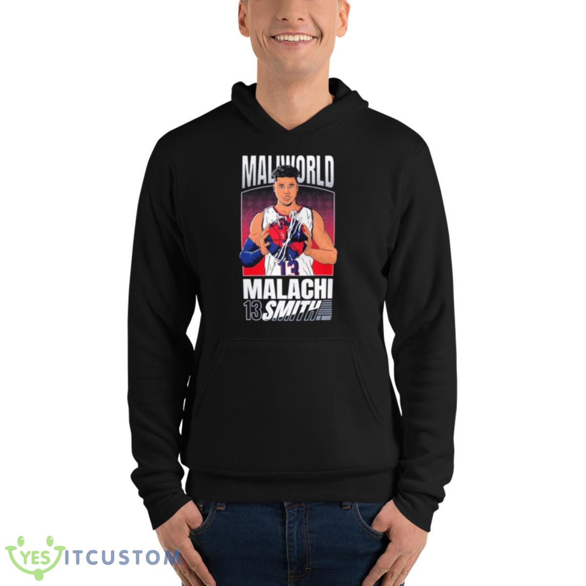 Maliworld Malachi Smith 13 signature shirt 4 Maliworld Malachi Smith 13 signature shirt - Unisex Fleece Pullover Hoodie