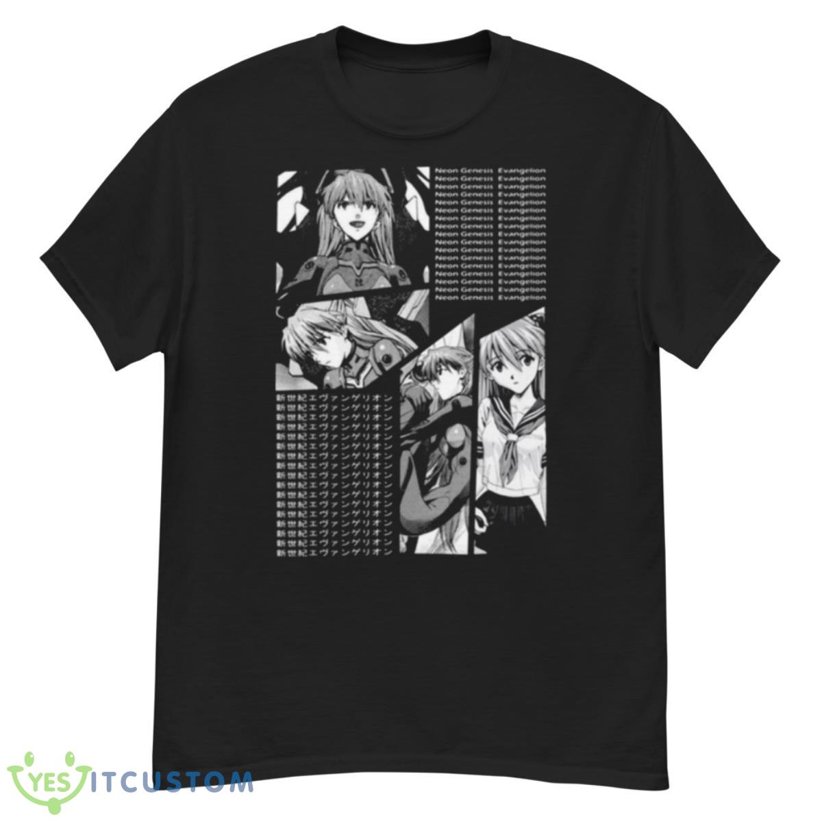Manga Charac Asuka Langley Soryu Neon Genesis Evangelion Panel Design shirt 12 Manga Charac Asuka Langley Soryu Neon Genesis Evangelion Panel Design shirt - G500 Men’s Classic T-Shirt