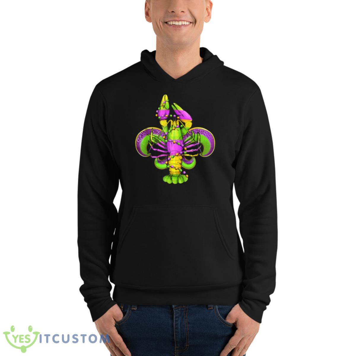 Mardi Gras Lobster Colorful Funny T Shirt 4 Mardi Gras Lobster Colorful Funny T Shirt - Unisex Fleece Pullover Hoodie
