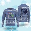 Memphis Grizzlies Snoopy Christmas Light Woodstock Snoopy Ugly Christmas Sweater Product Photo 1