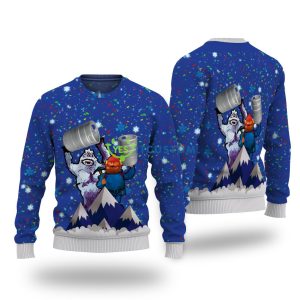 Merry Christmas Bumble Keg Party All Over Printed 3D Sweater Product Photo 1