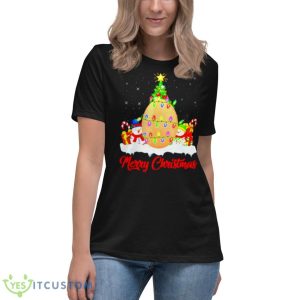 merry Christmas egg Christmas tree lights shirt 11 merry Christmas egg Christmas tree lights shirt - Women's Relaxed Short Sleeve Jersey Tee