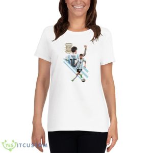 Messi 10 Argentina AFA World Cup 2022 FC White Shirt Product Photo 2