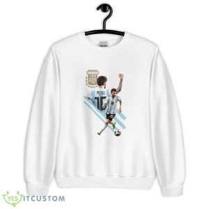 Messi 10 Argentina AFA World Cup 2022 FC White Shirt Product Photo 3
