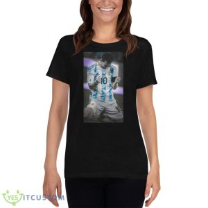 Messi 10 Argentina World Cup 2022 Gift For Fan Dark Shirt Product Photo 2