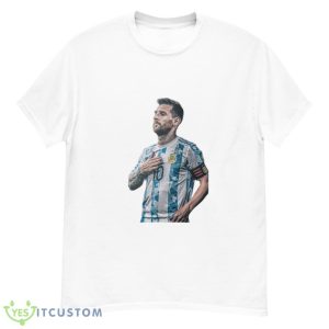 Messi 10 Argentina World Cup 2022 Gift For Fan White Shirt Product Photo 1