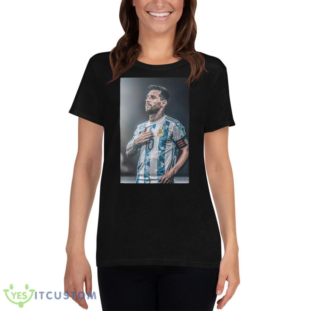 Messi Argentina WC22 Dark Shirt Gift For Fan 2 Messi Argentina WC22 Dark Shirt Gift For Fan Product Photo 2