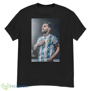 Messi Argentina WC22 Dark Shirt Gift For Fan Product Photo 1