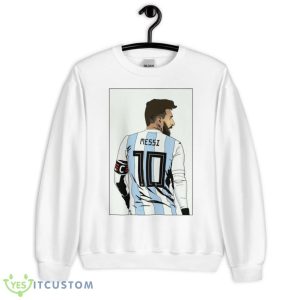Messi Argentina WC22 White Shirt Gift For Fan Product Photo 2