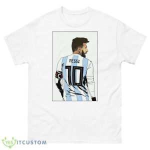 Messi Argentina WC22 White Shirt Gift For Fan Product Photo 1