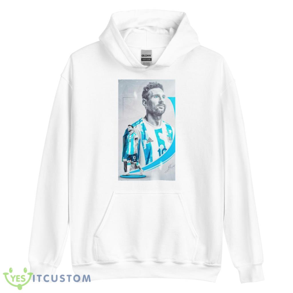Messi Number 10 Argentina White Shirt 3 Messi Number 10 Argentina White Shirt Product Photo 3
