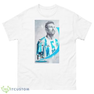Messi Number 10 Argentina White Shirt Product Photo 1