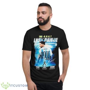 Messi The goat last dance 2022 signature shirt - Short Sleeve T-Shirt