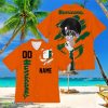 Miami Hurricanes Sports American Football Hawaiian Shirt Custom Name & Number Product Photo 1