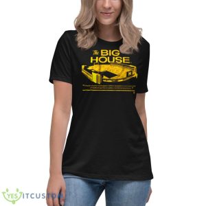 Michigan Football The Big House 2022 Shirt - Women's Relaxed Short Sleeve Jersey Tee