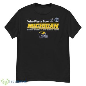 michigan Team 2022 CFP Semifinal Vrbo Fiesta Bowl Helmet shirt - G500 Men’s Classic T-Shirt
