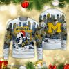 Michigan Wolverines Snoopy Dabbing The Peanuts Sports Football American Sweater - Michigan Wolverines Snoopy Dabbing The Peanuts Sports Football American Ugly mk