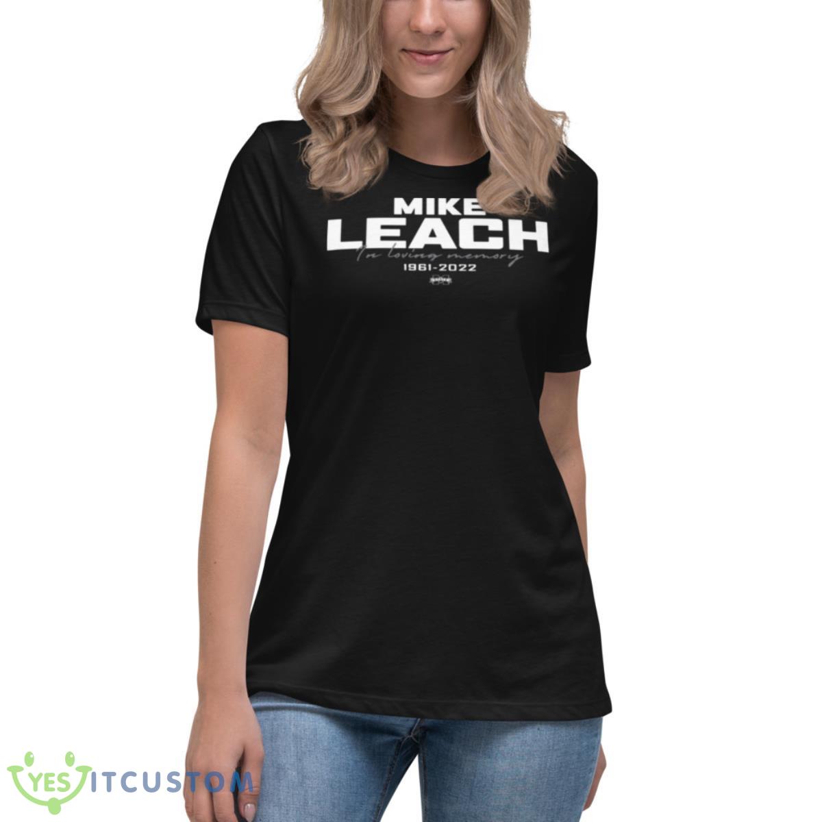 Mike Leach Swing Your Sword Mike Leach Football Artwork Support The Bulldogs shirt 6 Mike Leach Swing Your Sword Mike Leach Football Artwork Support The Bulldogs shirt - Women's Relaxed Short Sleeve Jersey Tee