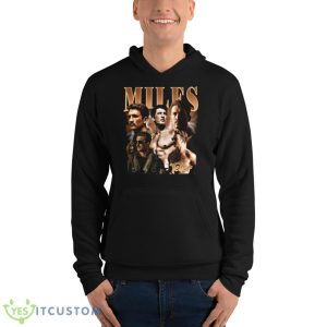 Miles Teller Top Gun Maverick Retro Style 90s Movie shirt - Unisex Fleece Pullover Hoodie
