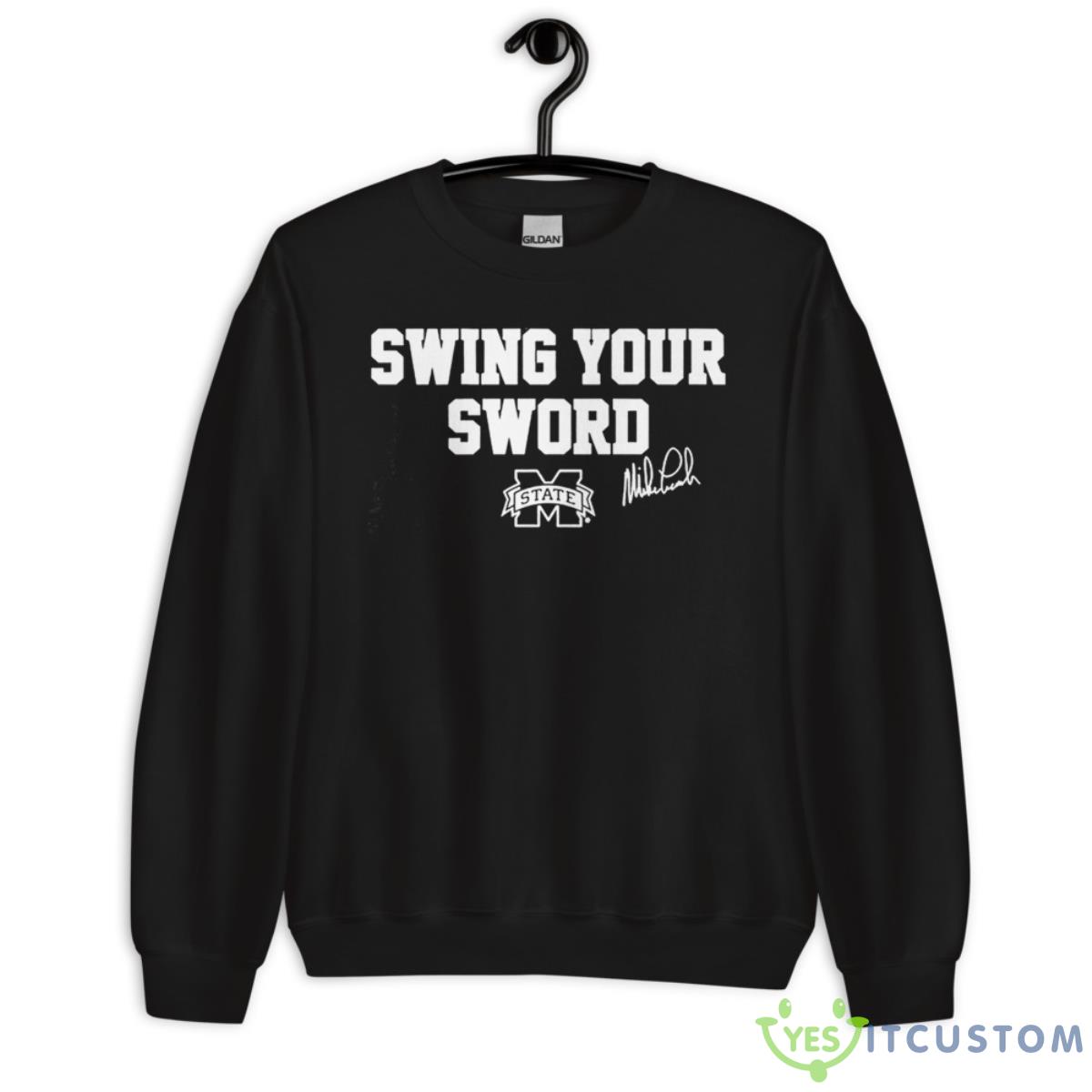 Mississippi State Mike Leach Swing Your Sword Shirt 12 Mississippi State Mike Leach Swing Your Sword Shirt - Unisex Crewneck Sweatshirt