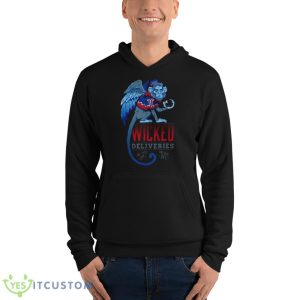 Monkey Wicked Deliveries Shirt - Unisex Fleece Pullover Hoodie
