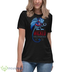 Monkey Wicked Deliveries Shirt - Women's Relaxed Short Sleeve Jersey Tee